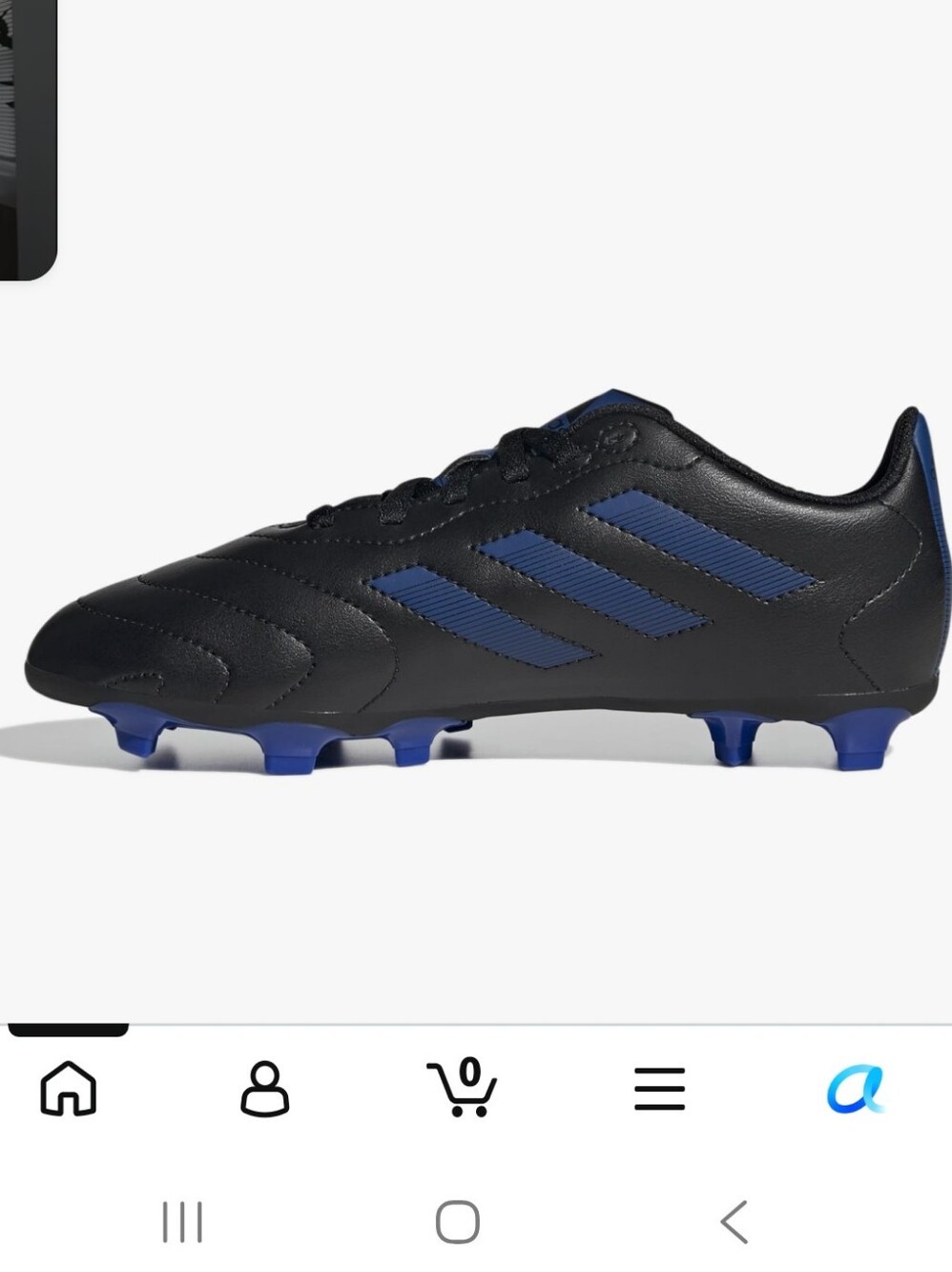 adidas Kids Goletto VII Firm Ground Outdoor Soccer Cleats Size 1 - Little Boy